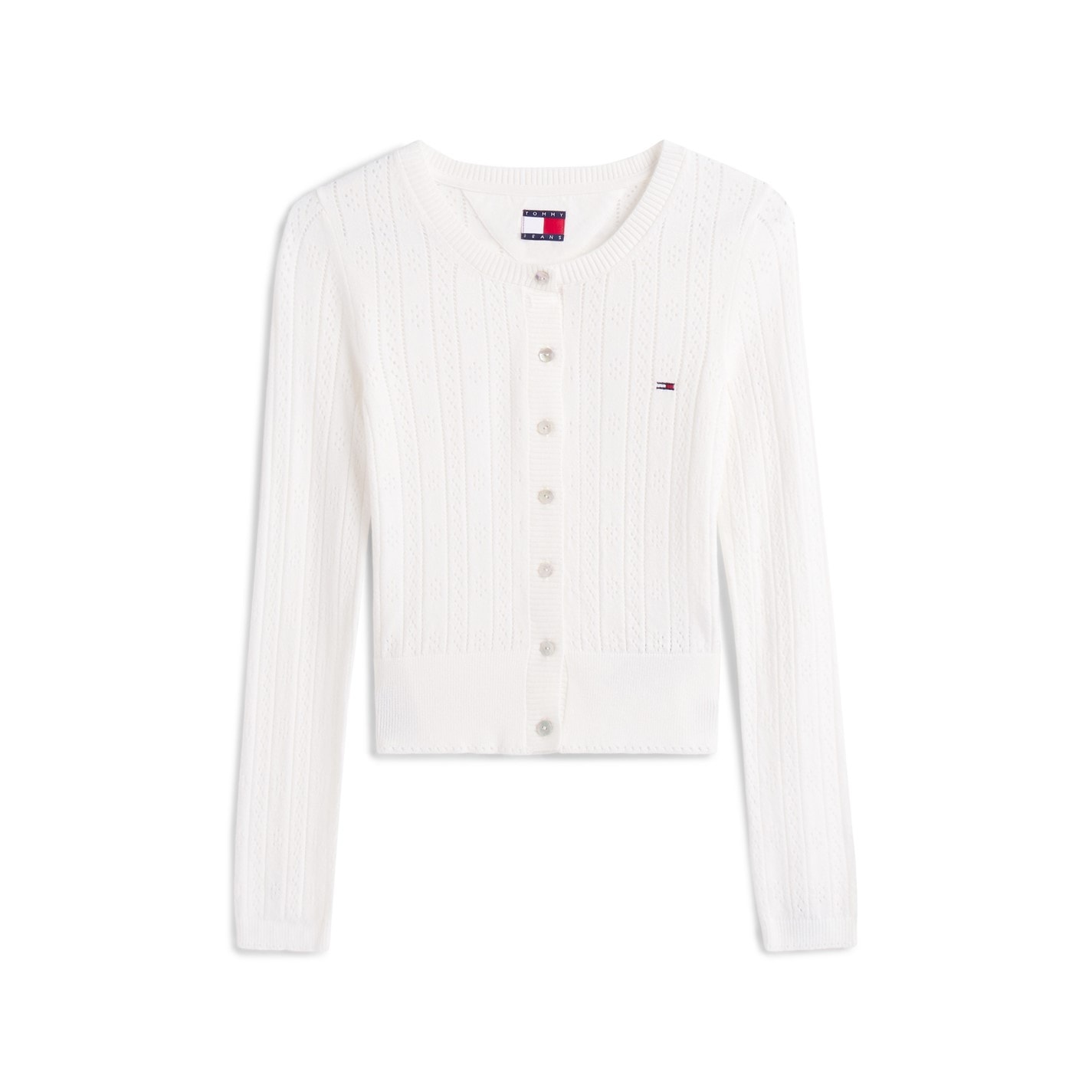 Tommy Jeans Ecru 7353488 Women's Poinelle Cardigan - 1