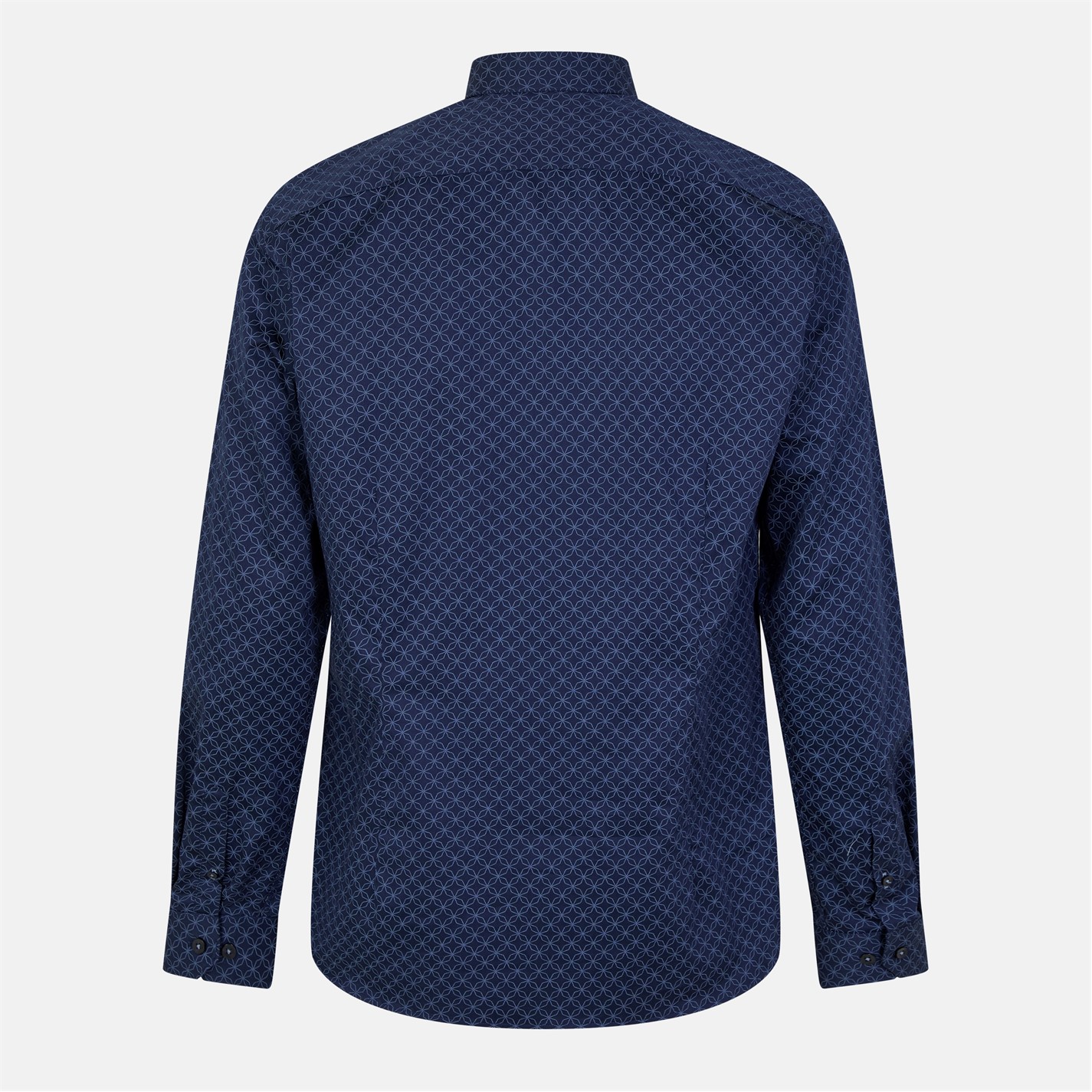 Košile Ted Baker Navy 7485240 Potter Geo Print Slim Shirt - 2
