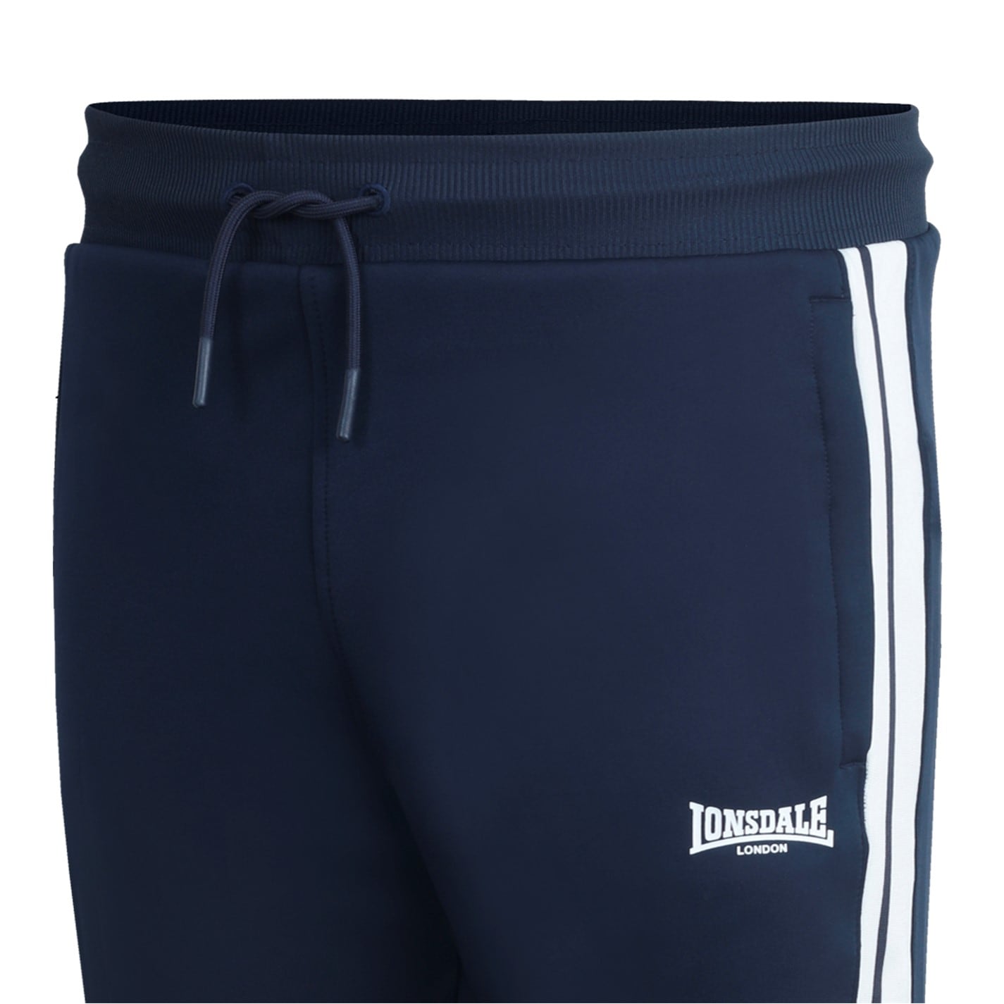 Tepláky Lonsdale Navy 573794 2 Stripe Tapered Pant Mens - 5