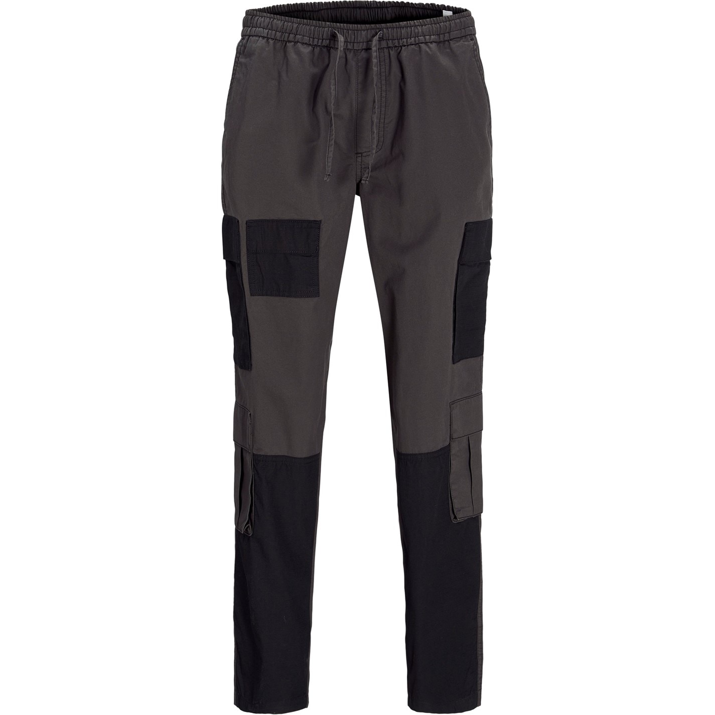 Kalhoty Jack and Jones Black 4934447 Men's Cargo Trousers - 1