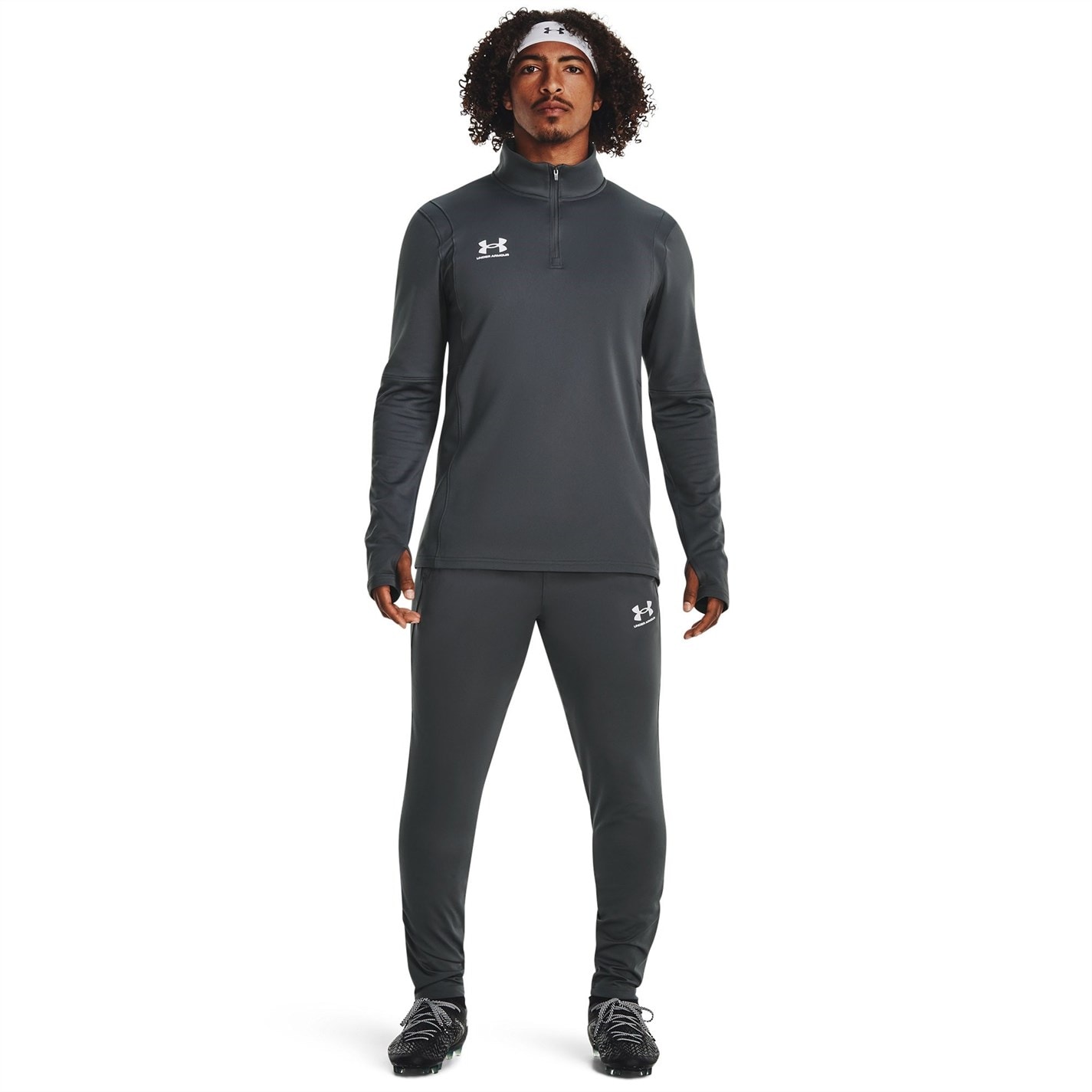 Tepláky Under Armour Anthracite 2126140 UA Challenger Pants Men's - 4