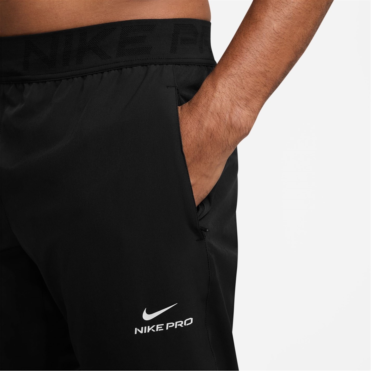 Tepláky Nike Black 609190 Pro Training Dri-FIT Pants Mens - 3