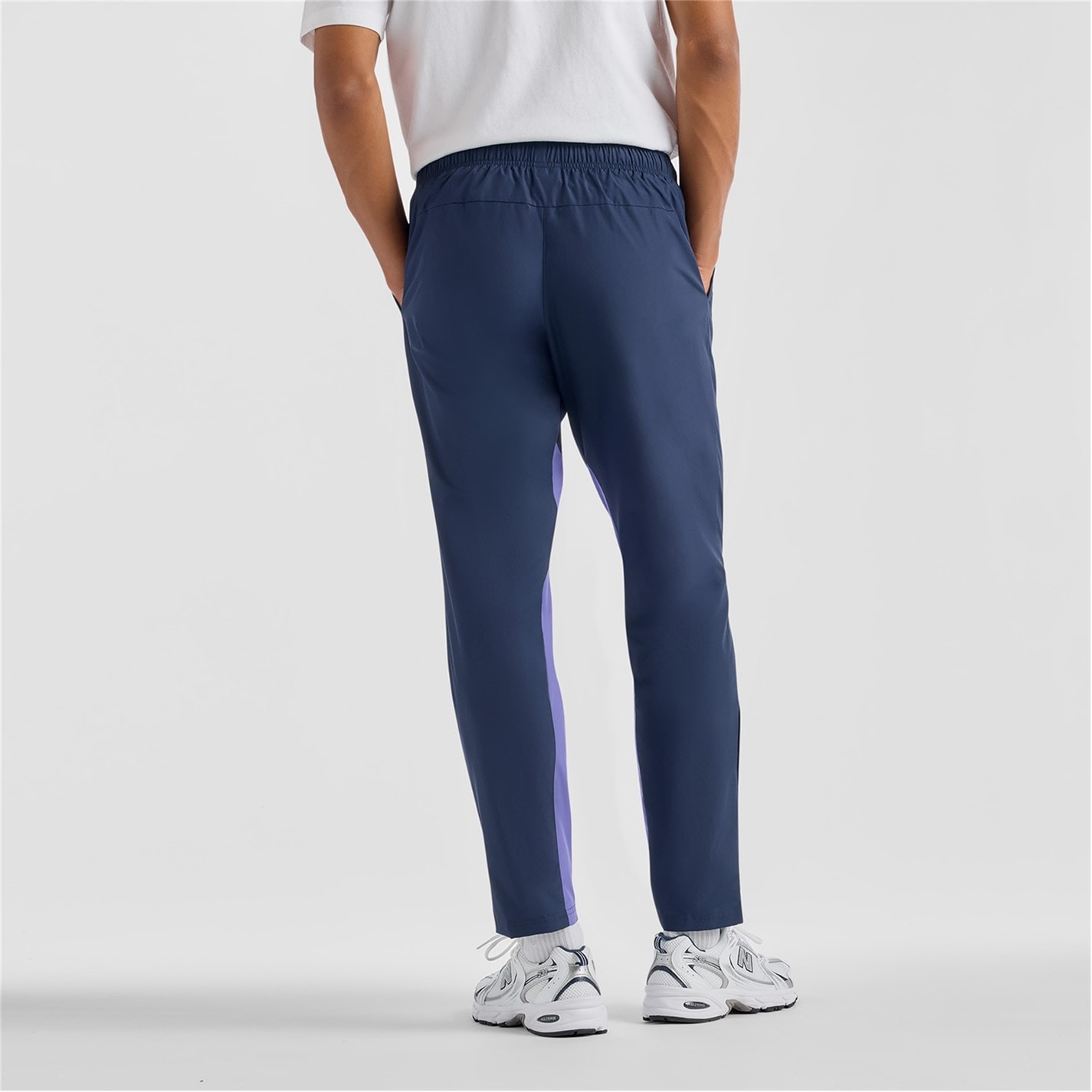 Tepláky New Balance Purple 2637312 Men's Closed Hem Woven Joggers - 2