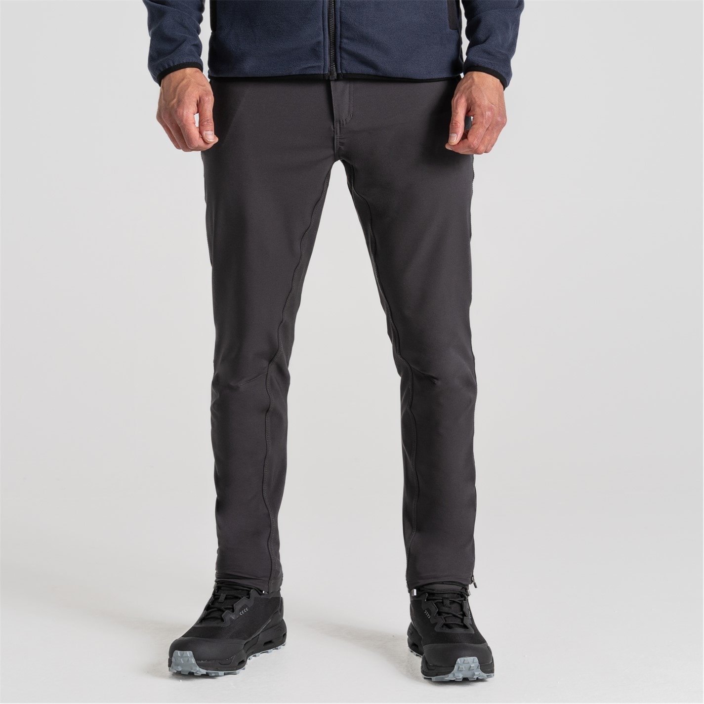 Kalhoty Craghoppers Dark Lead 3523721 Men's Expedition Performance Slim Fit Trousers - 1