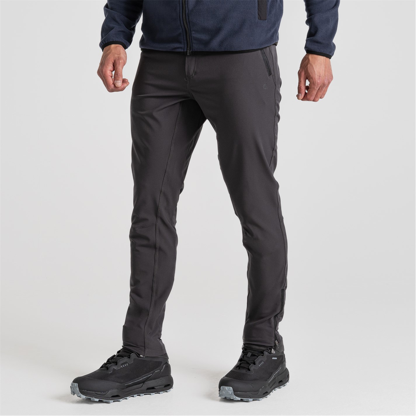 Kalhoty Craghoppers Dark Lead 3523721 Men's Expedition Performance Slim Fit Trousers - 2