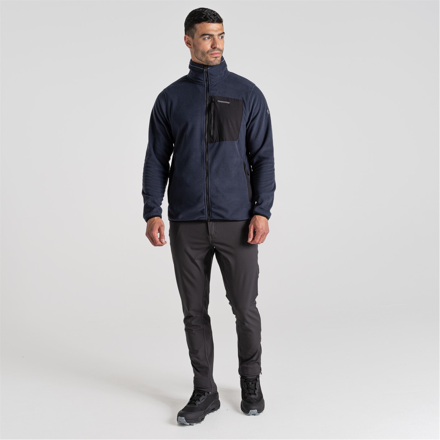 Kalhoty Craghoppers Dark Lead 3523721 Men's Expedition Performance Slim Fit Trousers - 4