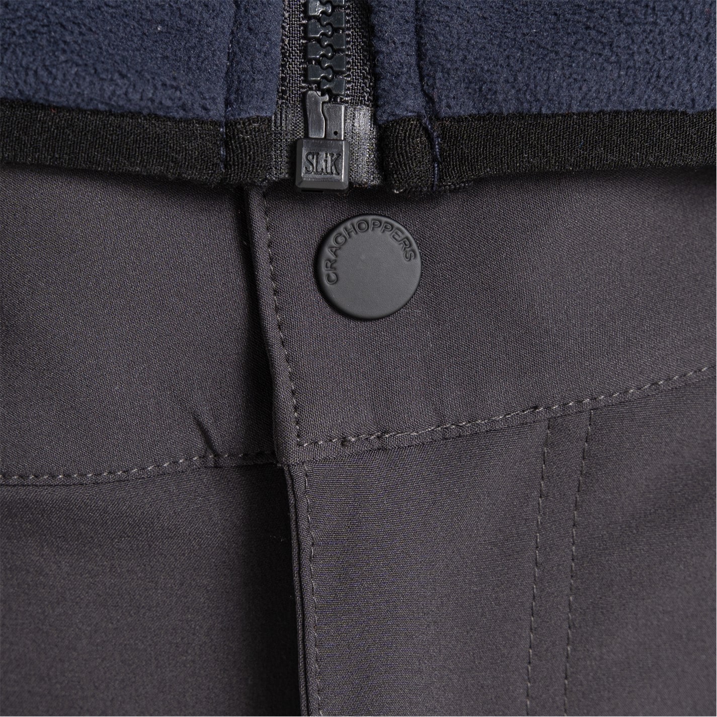 Kalhoty Craghoppers Dark Lead 3523721 Men's Expedition Performance Slim Fit Trousers - 8