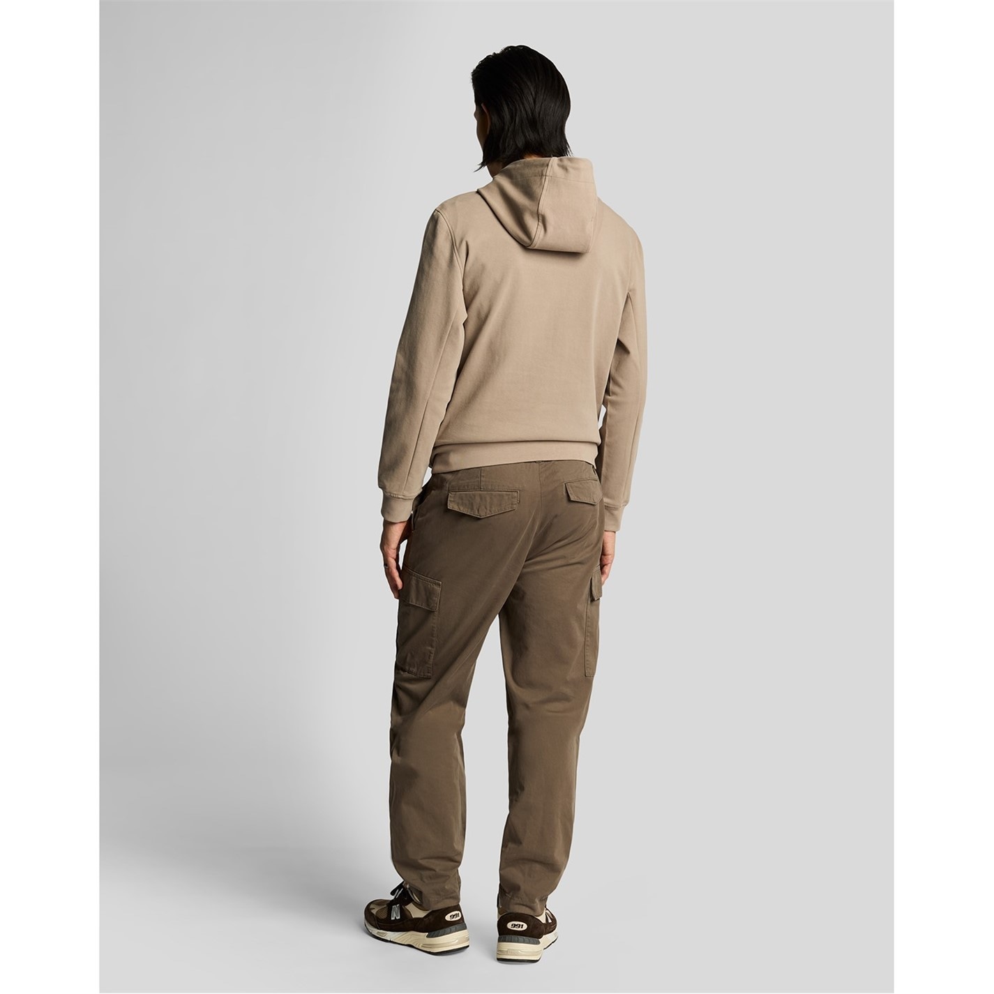 Kalhoty Lyle and Scott Khaki Ash 5859760 Men's Cargo Trousers - 3