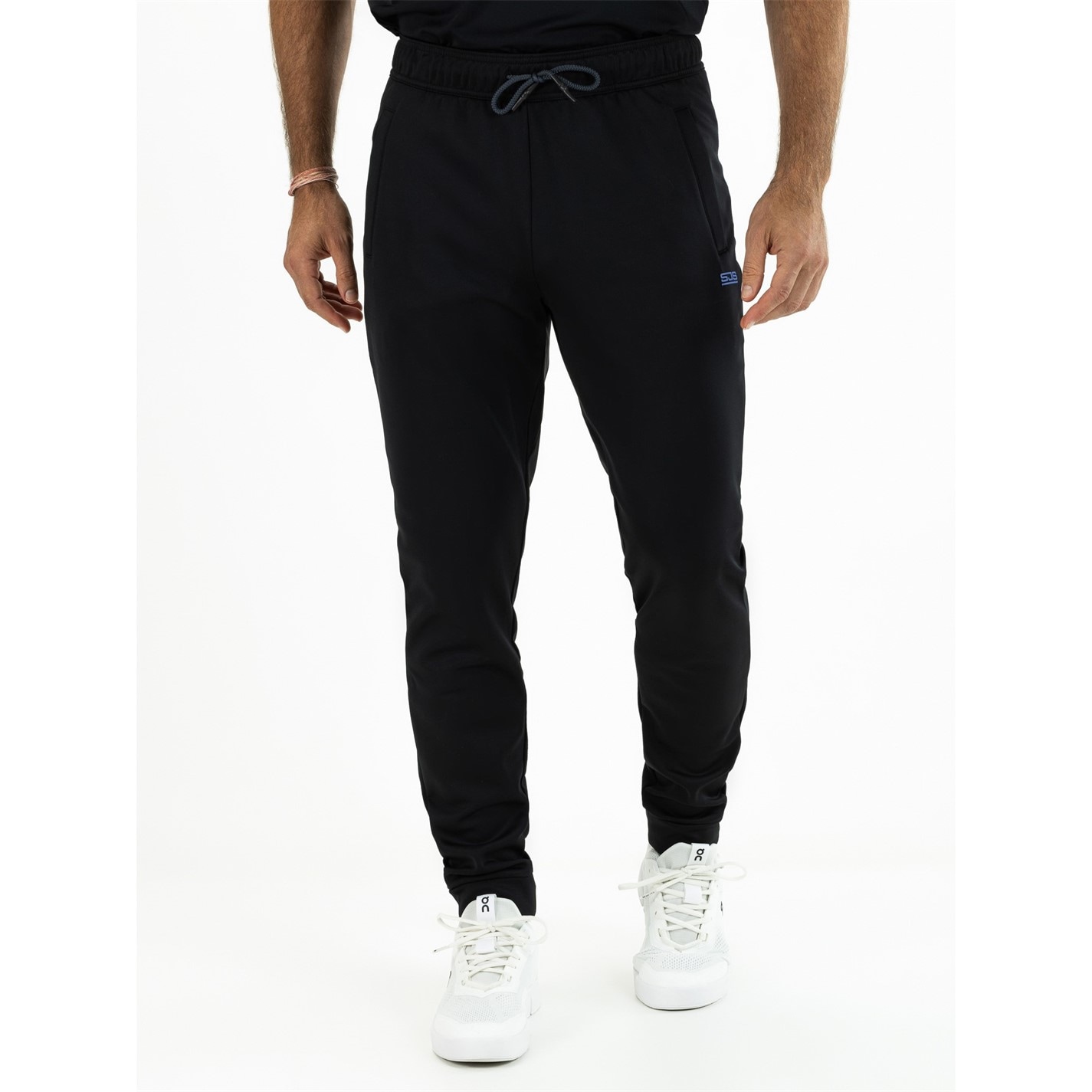 Tepláky Sjeng Sports Black 7046221 Men's Orwell Performance Tracksuit Bottom - 2