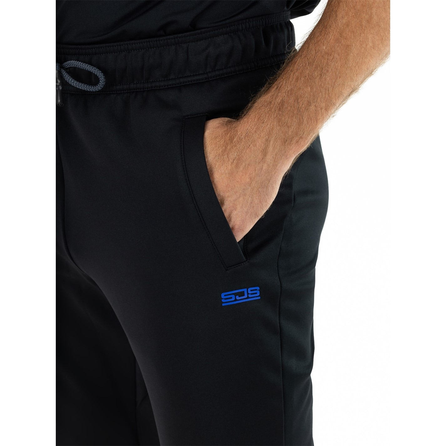Tepláky Sjeng Sports Black 7046221 Men's Orwell Performance Tracksuit Bottom - 5