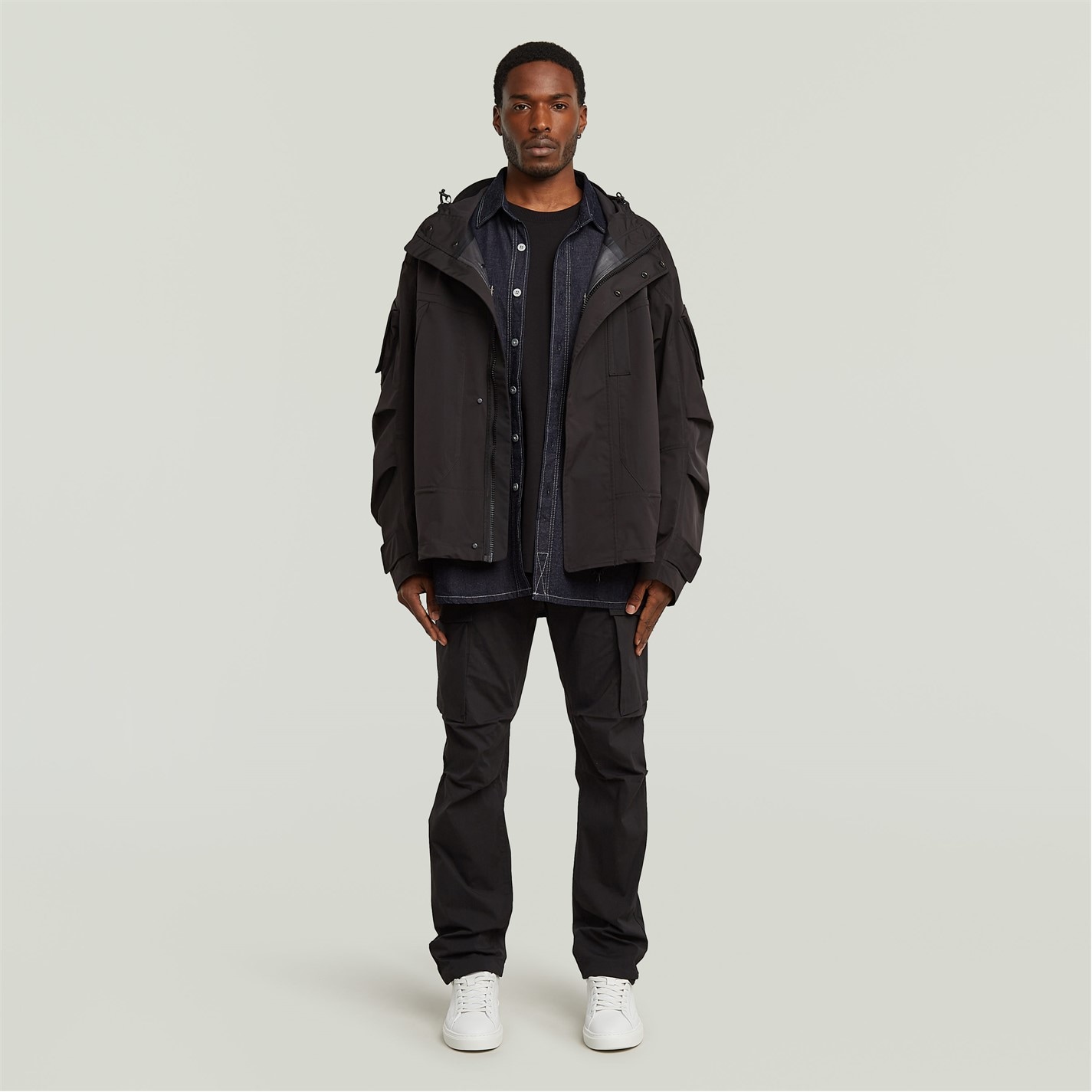 Kalhoty G Star Black 1033892 Men's G-Star Stretch Cargo Trousers - 4