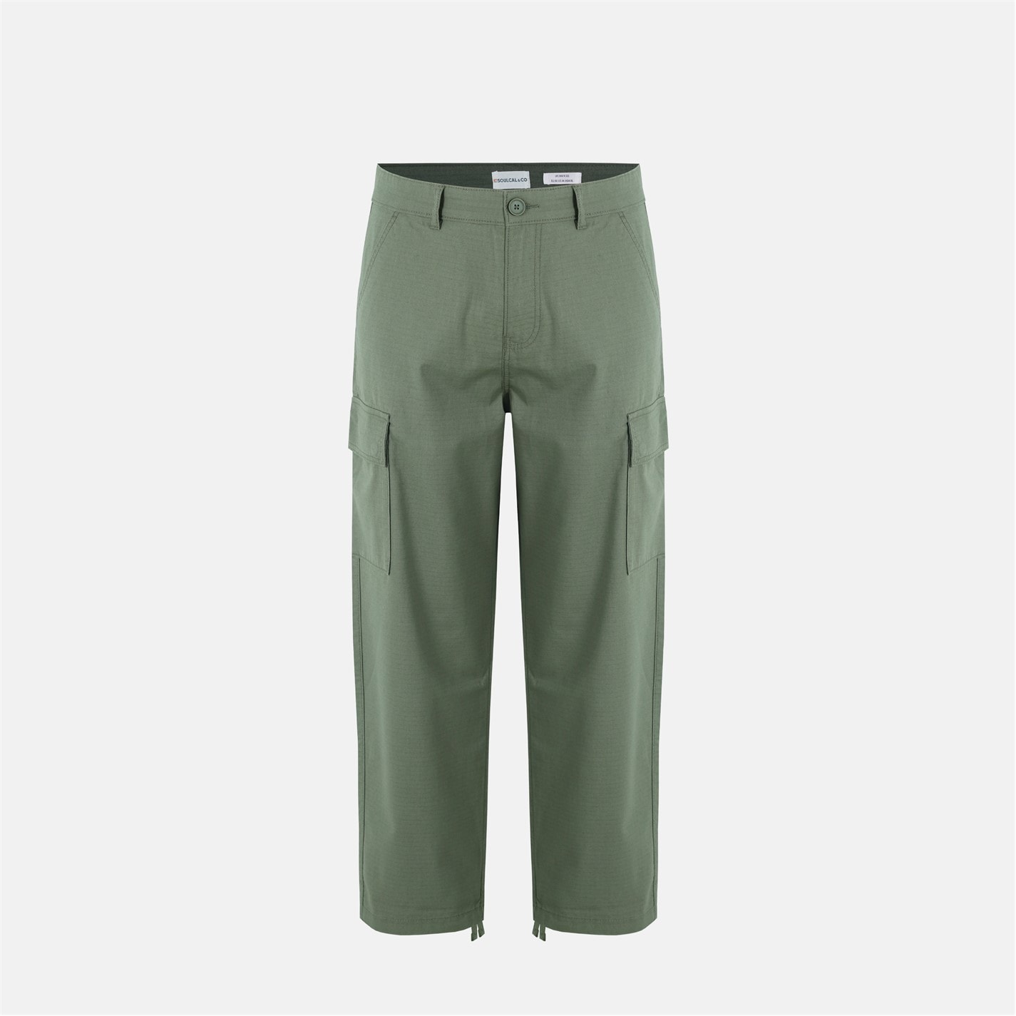 Kalhoty SoulCal Khaki 5066561 Men's Soul Rip Cargo Trousers - 1