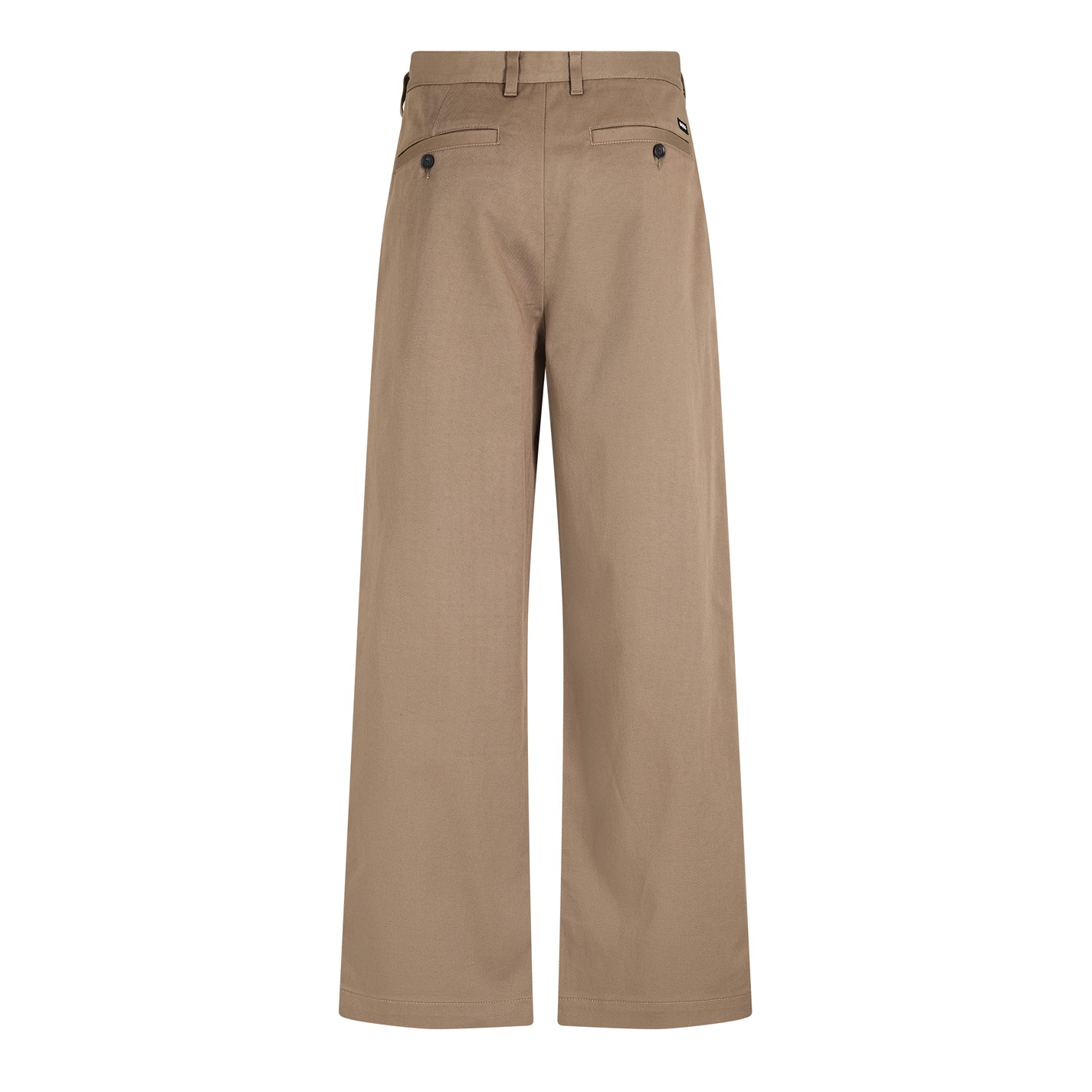 Kalhoty Boss Open Brown 1531149 Men's Kaiden-Dpl Straight Leg Trousers - 2