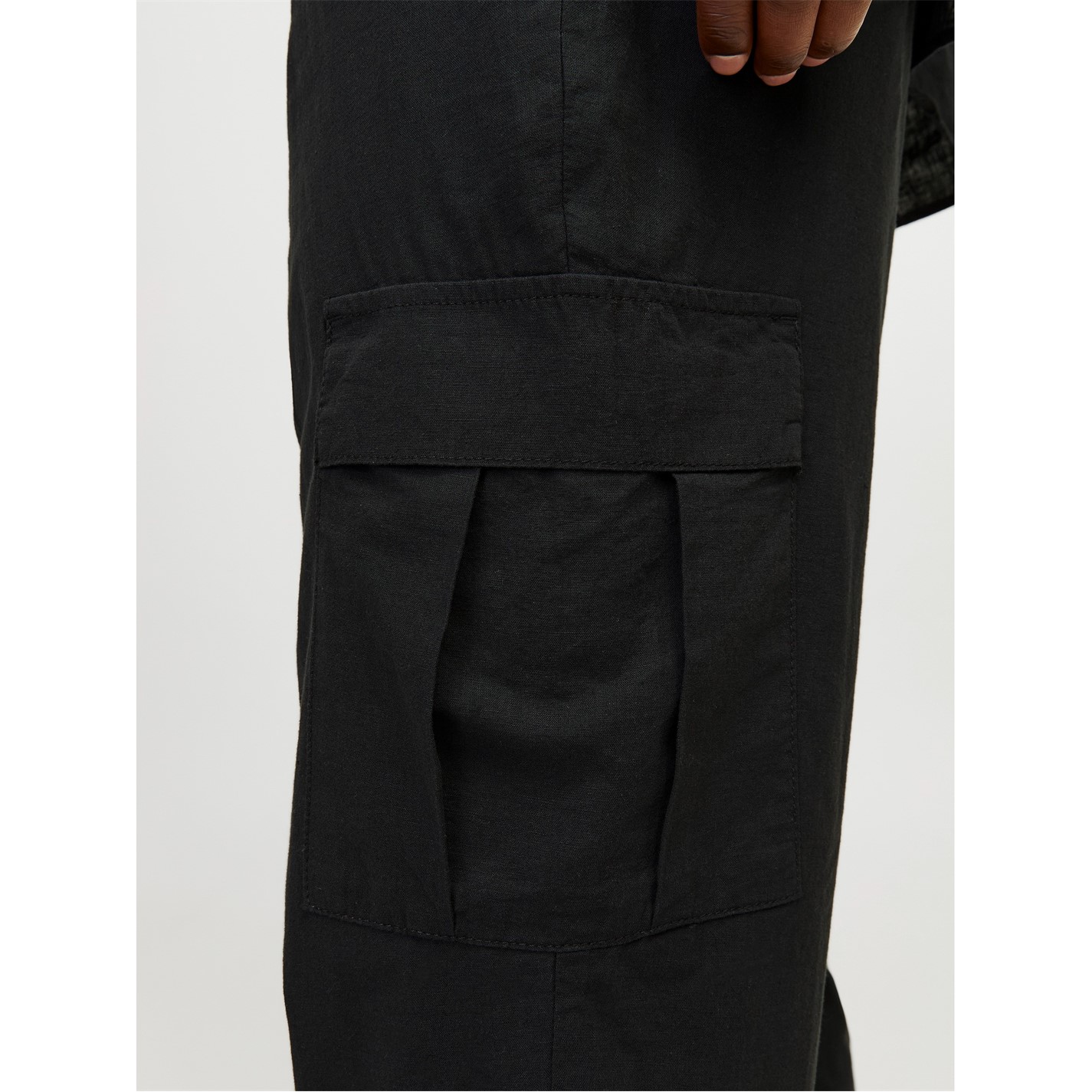 Kalhoty Jack and Jones Black 4166080 Men's Karl Cargo Trousers - 6