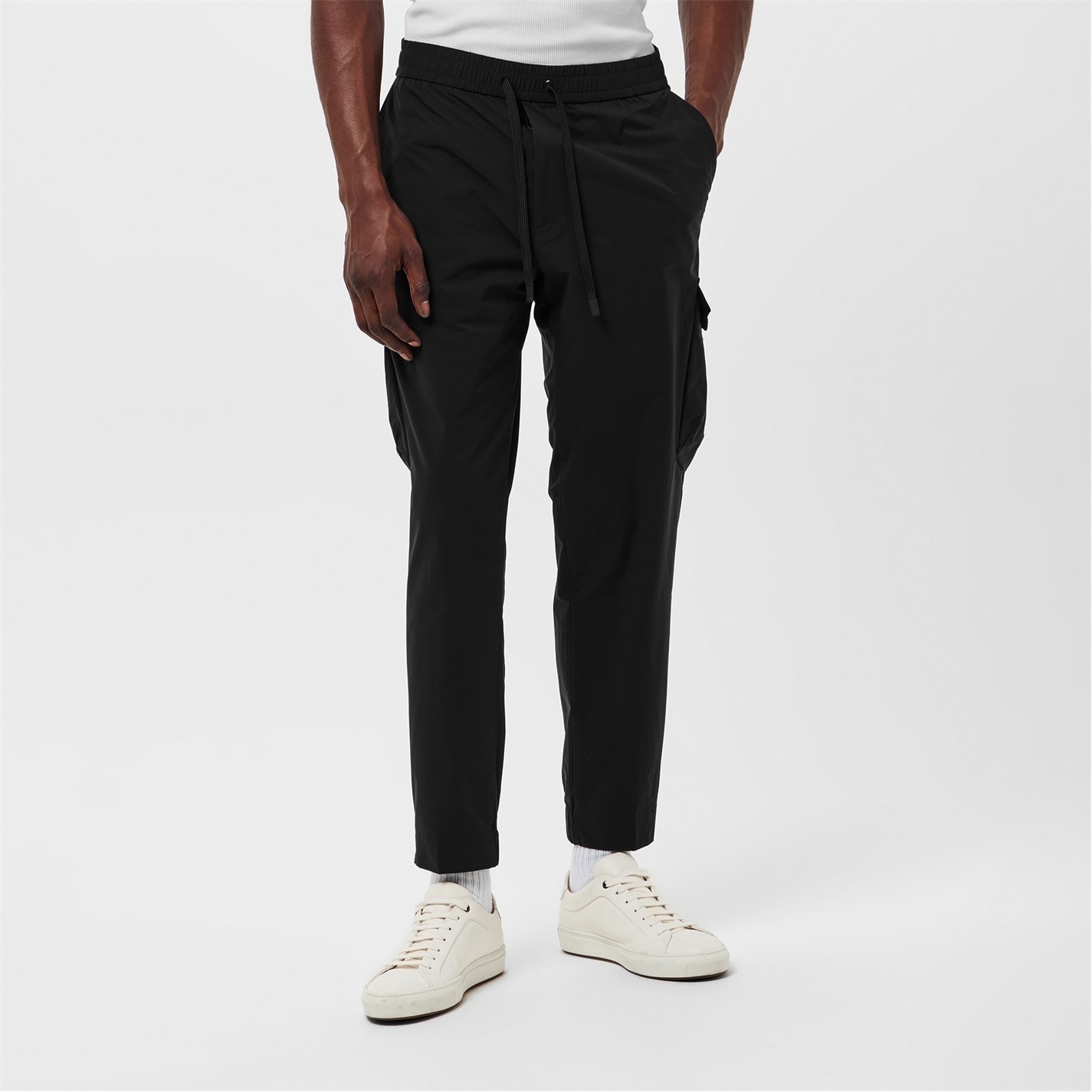 Kalhoty Boss Black 001 3316879 Men's Urbanex Cargo Trousers - 3