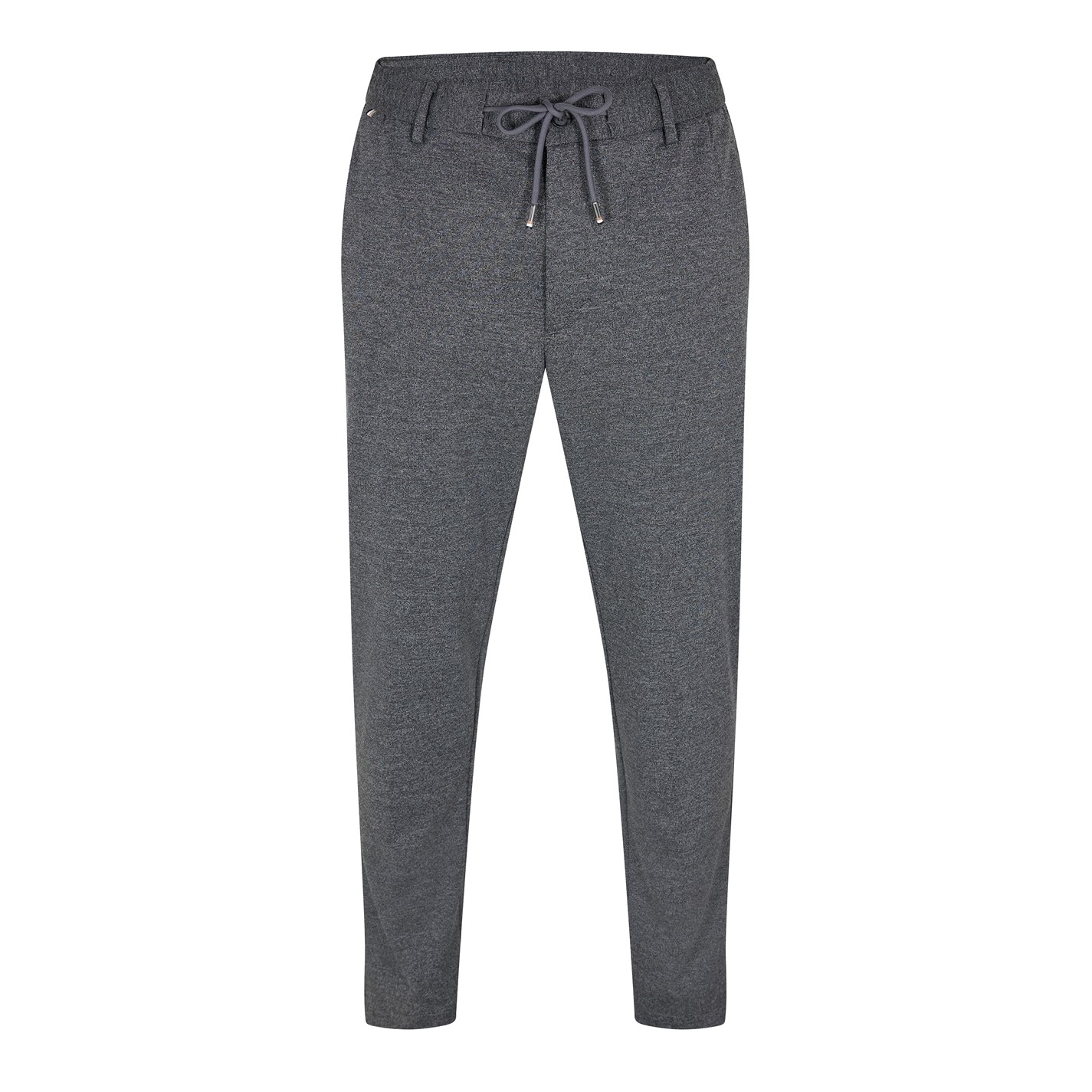 Kalhoty Boss Medium Grey 9585184 Men's Kane-Ds Straight Leg Trousers - 1