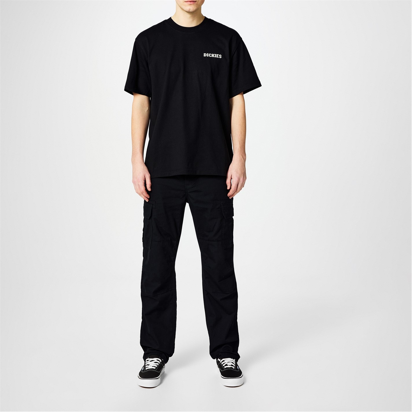 Kalhoty Dickies Black BLK1 9919439 Men's Millerville Cargo Trousers - 2