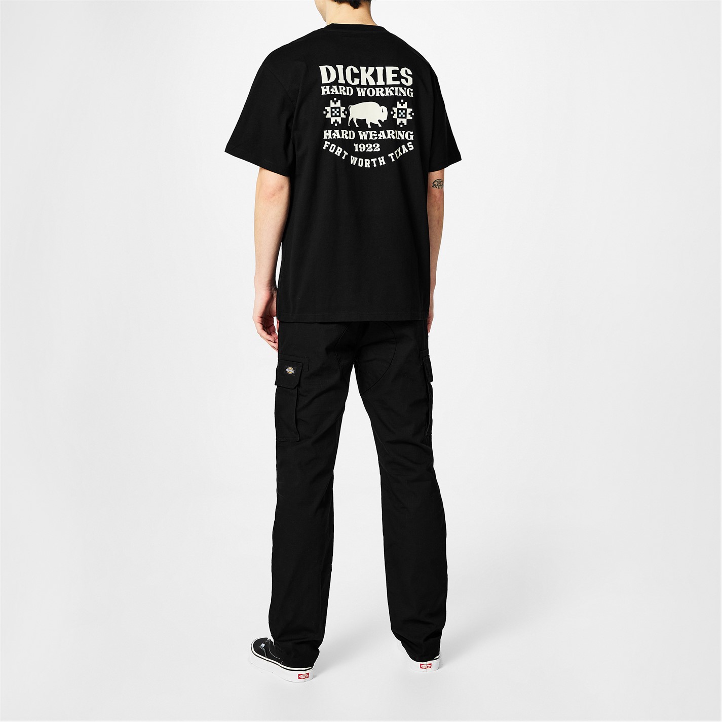 Kalhoty Dickies Black BLK1 9919439 Men's Millerville Cargo Trousers - 3