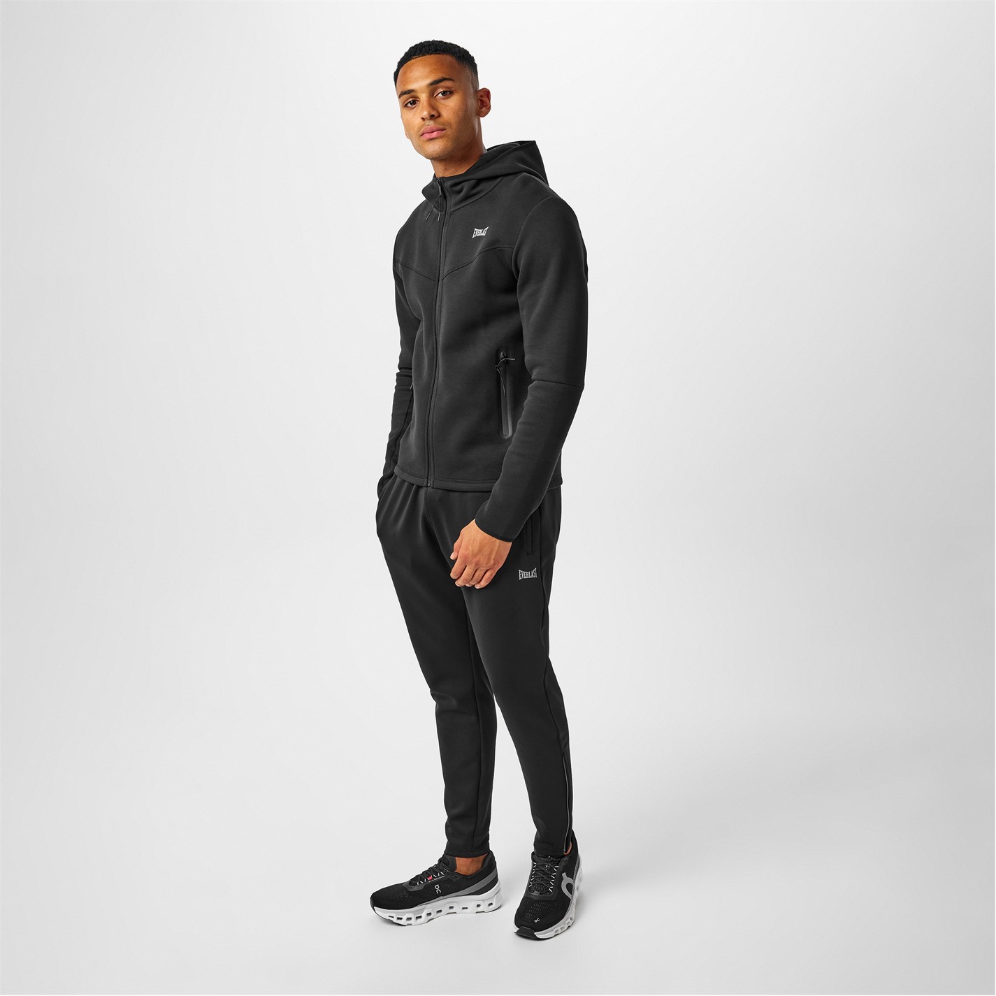 Tepláky Everlast Black 9244300 Essential Track Joggers Mens - 4