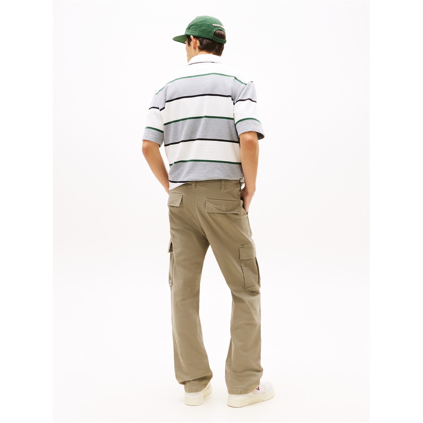 Kalhoty Tommy Jeans Utility Sage 4623175 Men's Otis Canvas Cargo Trousers - 5