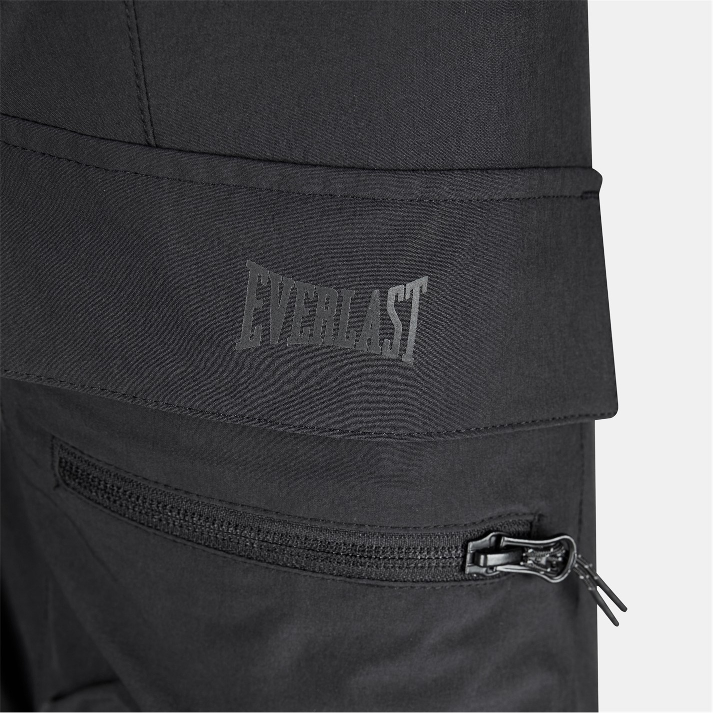 Tepláky Everlast Black 4385890 Mens NRG Cargo Closed Hem Woven Joggers - 4