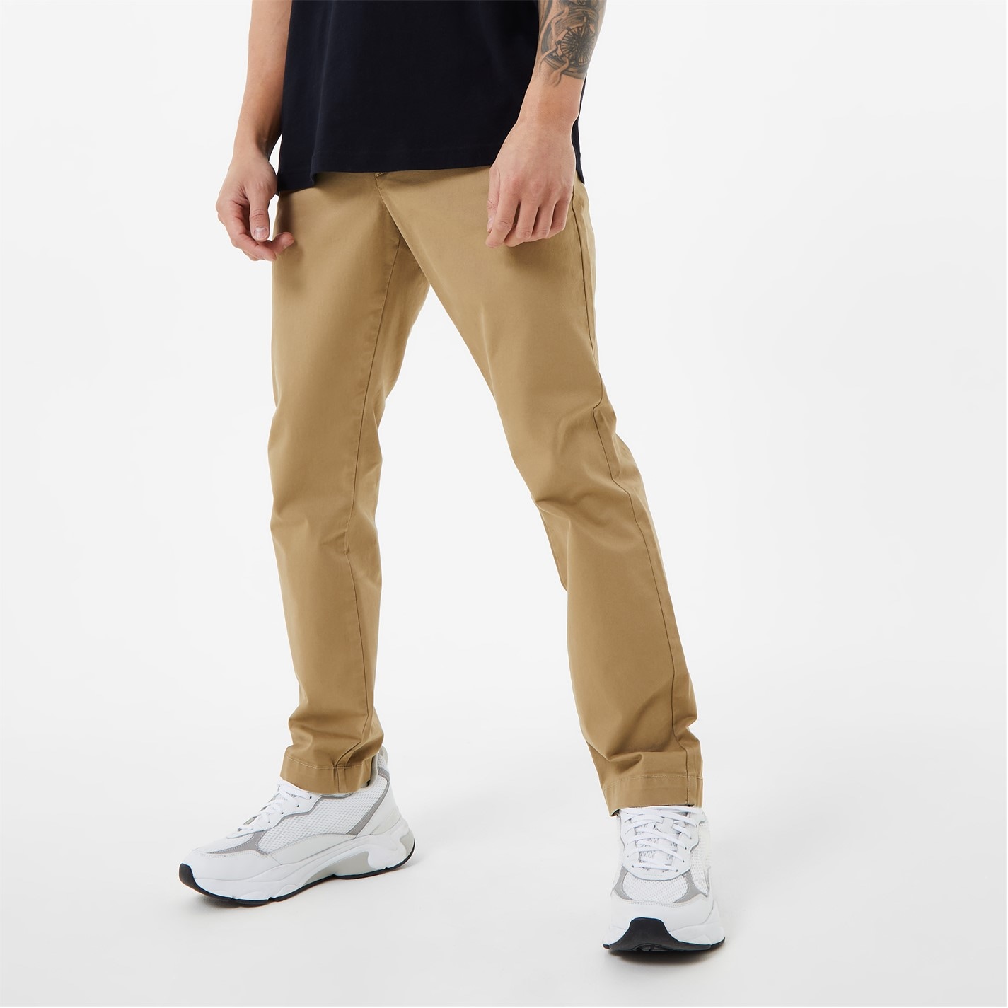 Kalhoty Jack Wills Stone 1491808 Slim Chino Trousers Mens - 1
