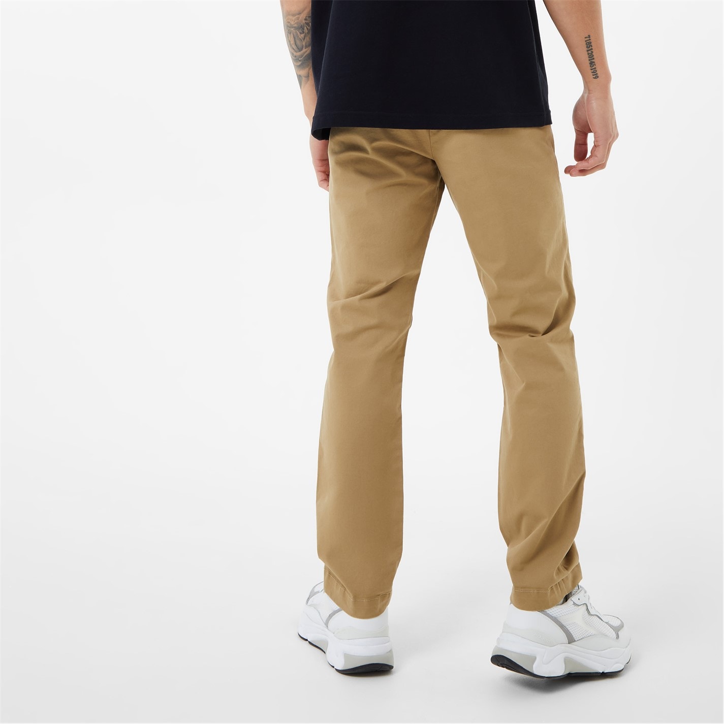Kalhoty Jack Wills Stone 1491808 Slim Chino Trousers Mens - 2