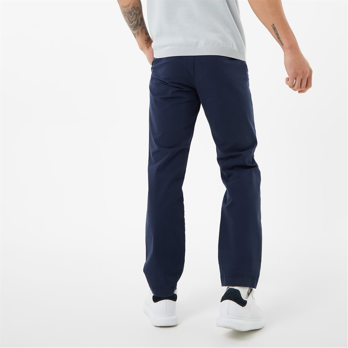 Kalhoty Jack Wills Navy 4634381 Slim Chino Trousers Mens - 2