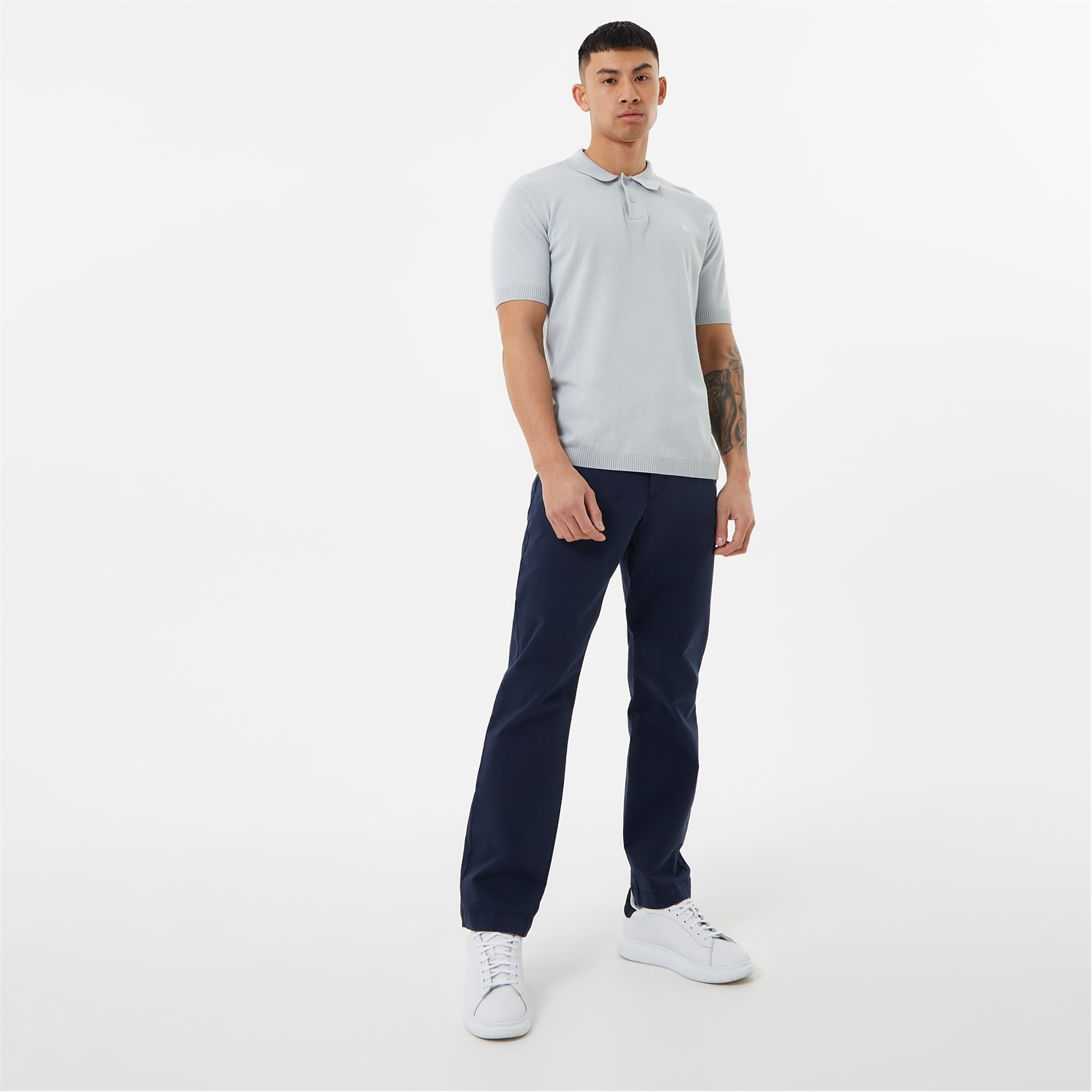 Kalhoty Jack Wills Navy 4634381 Slim Chino Trousers Mens - 4