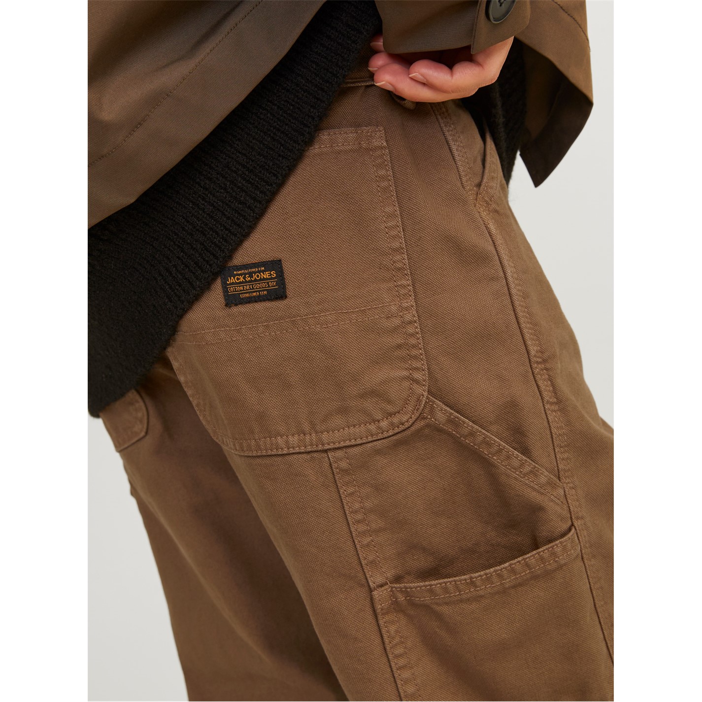 Kalhoty Jack and Jones Rubber 3717587 Men's Carpenter Cargo Trousers - 4