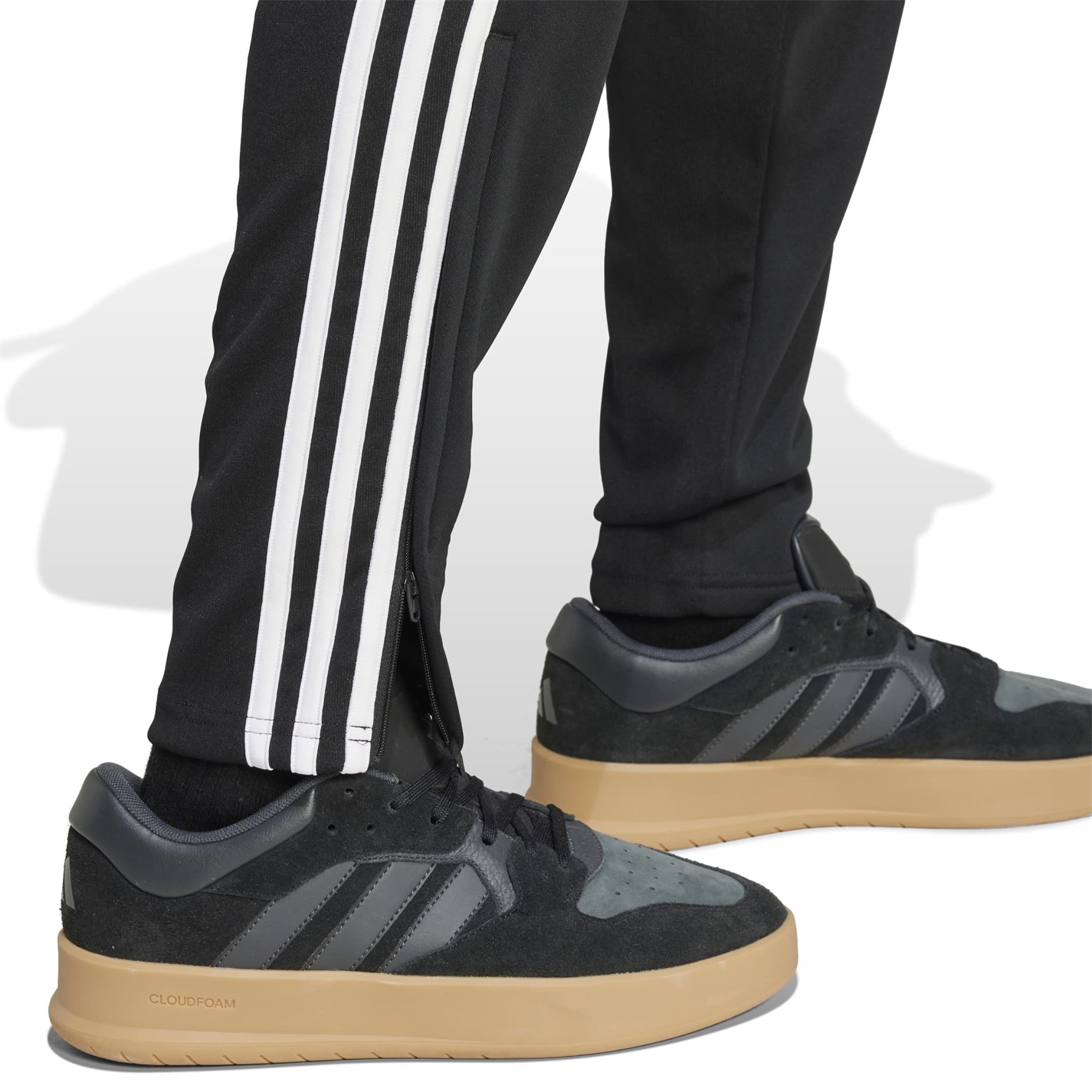 Tepláky adidas Black 557213 Men's Sereno Winter Black Performance Tracksuit Bottoms - 5