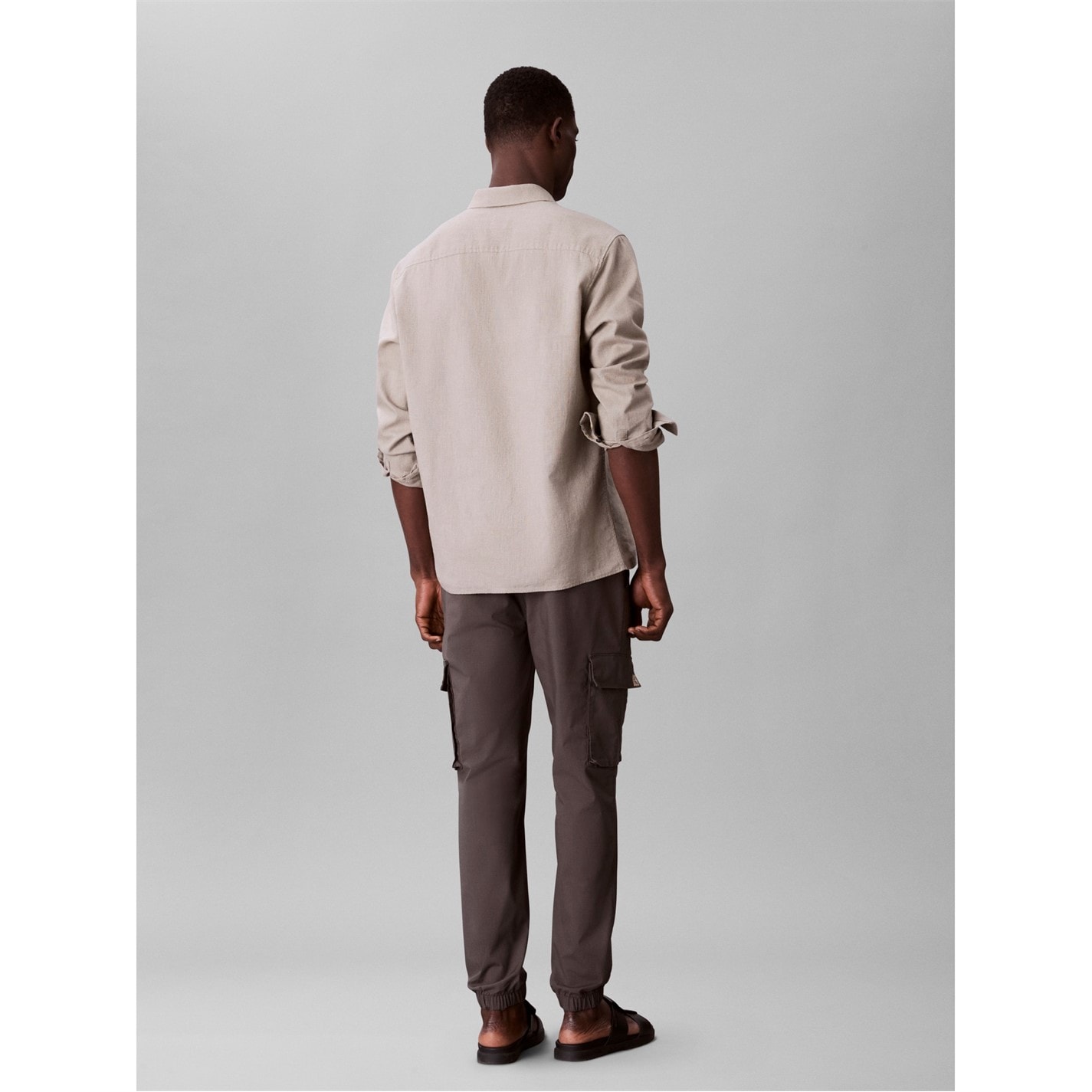 Kalhoty Calvin Klein Jeans Beluga 4499382 SKINNY CARGO TROUSER - 3