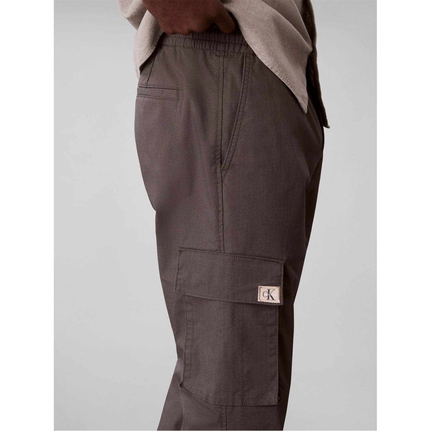 Kalhoty Calvin Klein Jeans Beluga 4499382 SKINNY CARGO TROUSER - 5