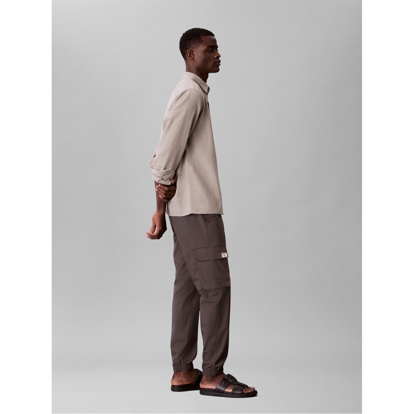 Kalhoty Calvin Klein Jeans Beluga 4499382 SKINNY CARGO TROUSER - 6