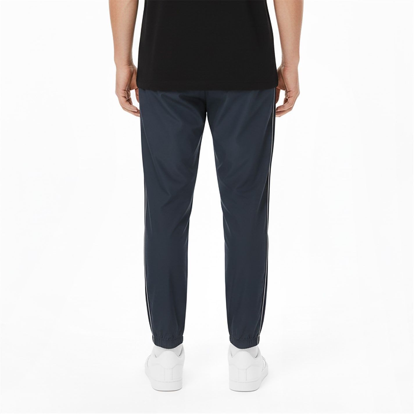 Tepláky Lacoste Black 4CI 9886535 Men's Black Closed Hem Tracksuit Joggers - 4