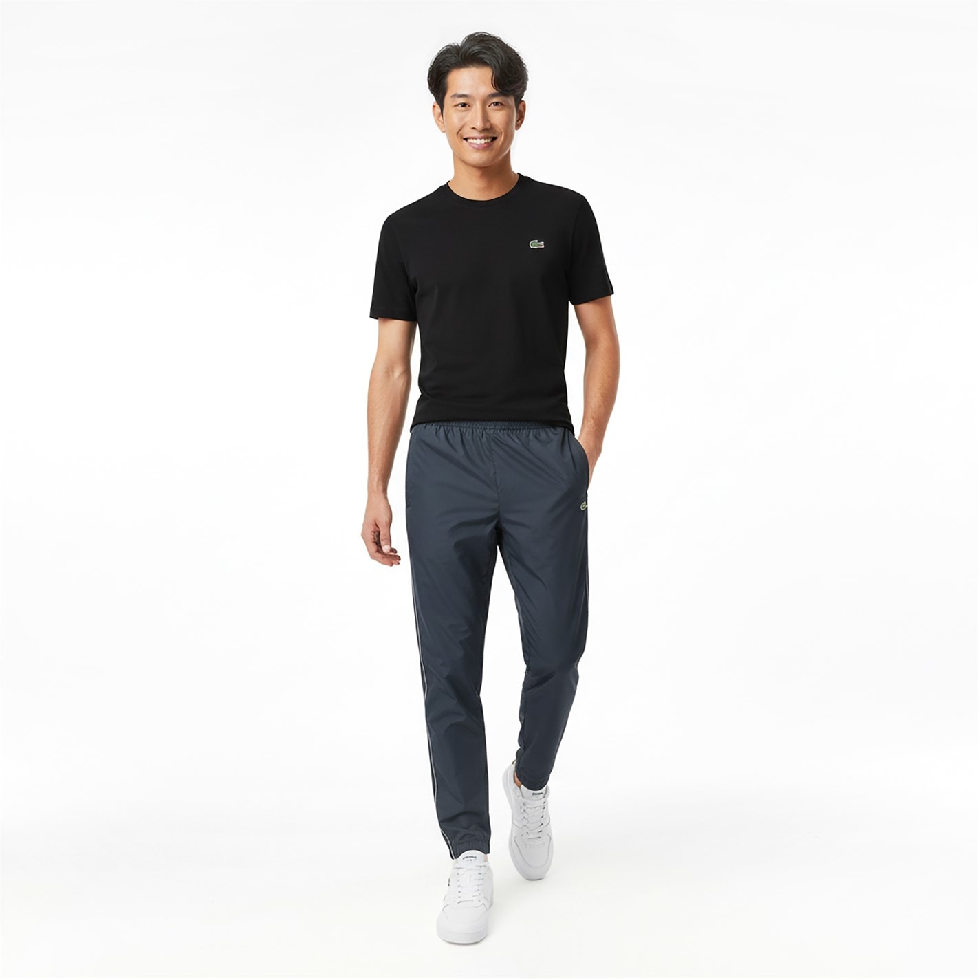 Tepláky Lacoste Black 4CI 9886535 Men's Black Closed Hem Tracksuit Joggers - 5
