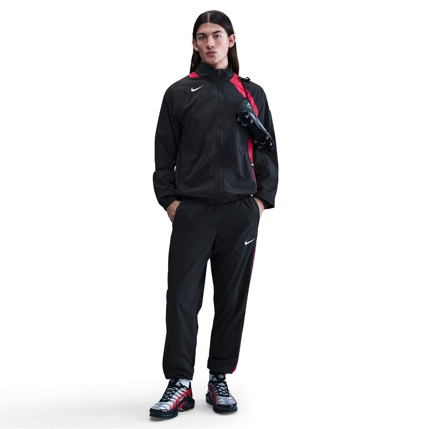 Tepláky Nike Black 3789599 T90 Tracksuit Bottoms Mens - 3