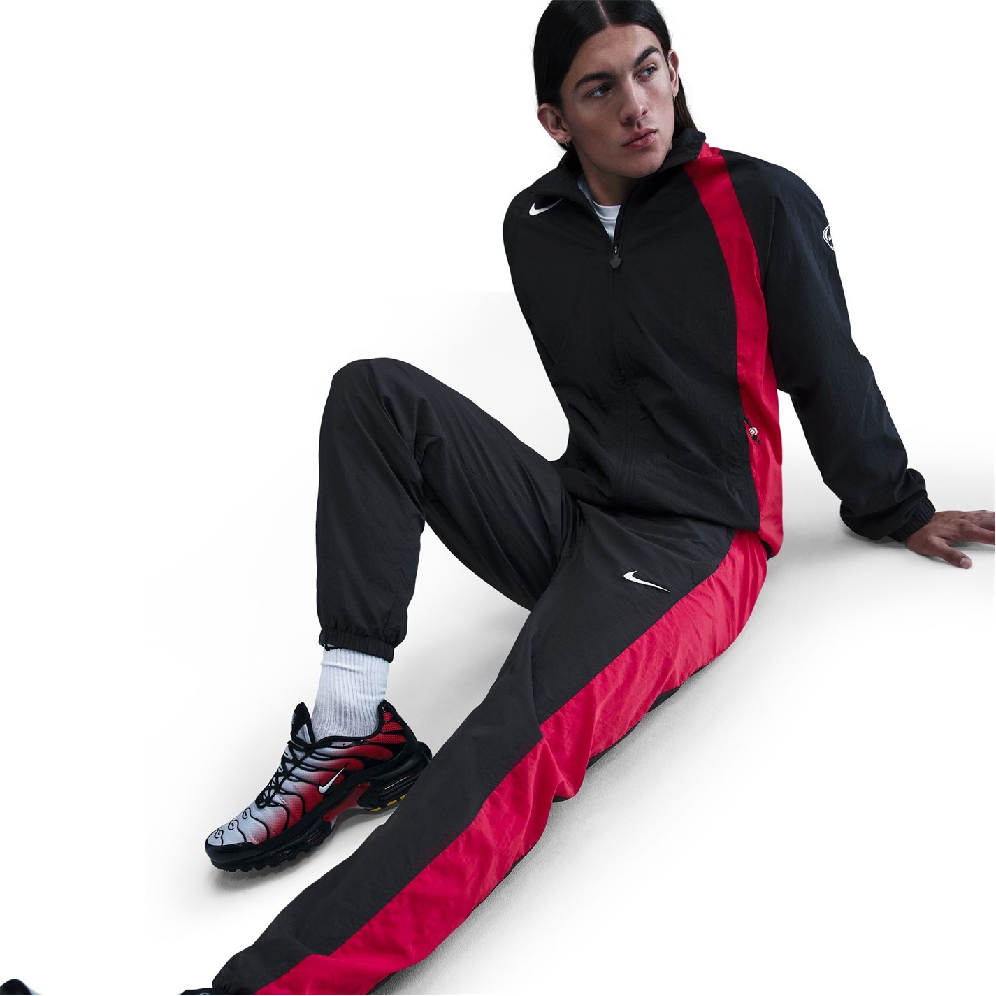 Tepláky Nike Black 3789599 T90 Tracksuit Bottoms Mens - 6
