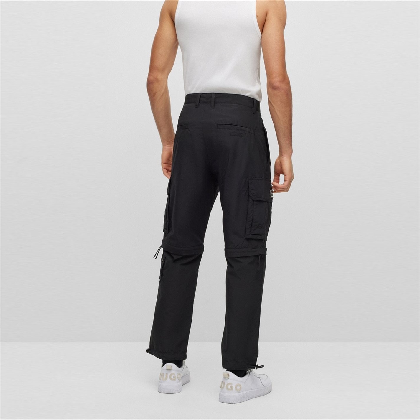 Kalhoty Hugo Black 3027750 Men's Straight Leg Trousers - 6