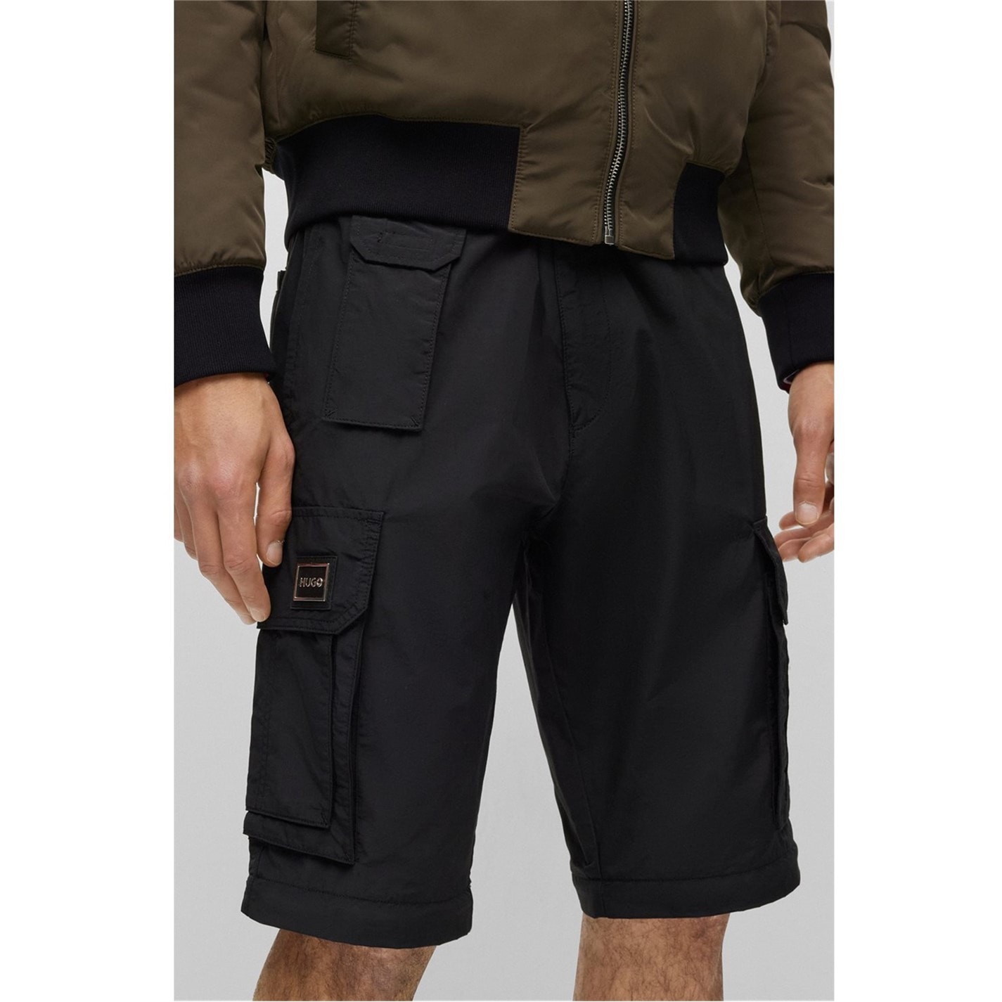 Kalhoty Hugo Black 3027750 Men's Straight Leg Trousers - 8