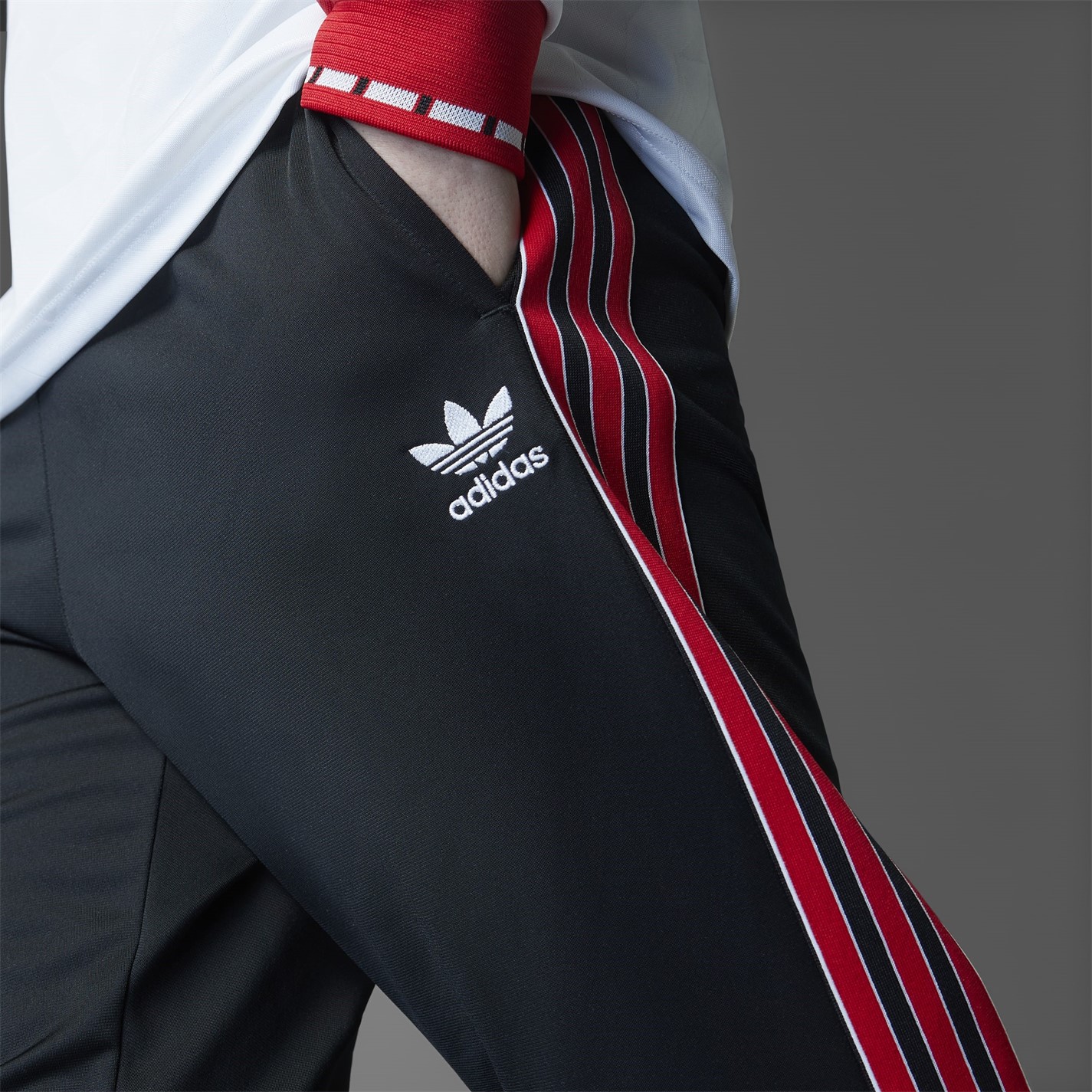 Tepláky adidas BLACK 1110876 Men's Performance Tracksuit Bottoms - 14