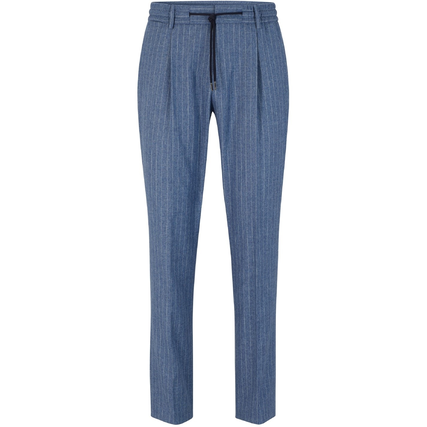 Kalhoty Boss Bright Blue 7894374 Men's T-Gee Straight Trousers - 1