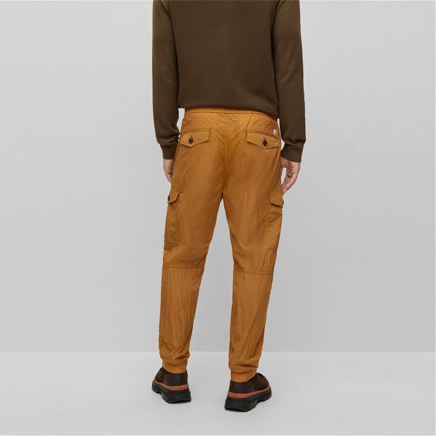 Kalhoty Boss Open Beige 4518032 Men's Taberon Cargo Trousers - 3
