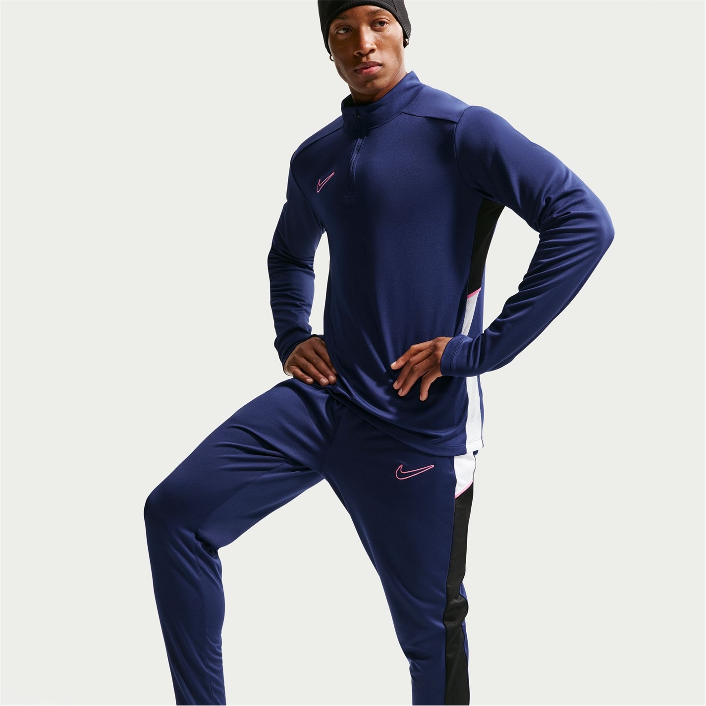 Tepláky Nike Blue 7931109 Academy Zippered Tracksuit Bottoms Mens - 6