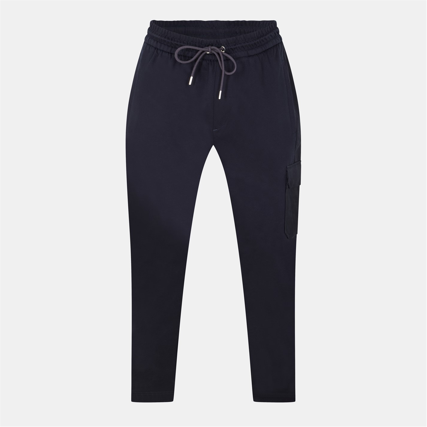 Tepláky Boss Dark Blue 845702 Men's Lamont Cargo Pocket Open Hem Jersey Joggers - 1