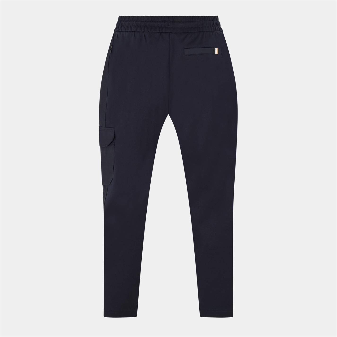 Tepláky Boss Dark Blue 845702 Men's Lamont Cargo Pocket Open Hem Jersey Joggers - 2