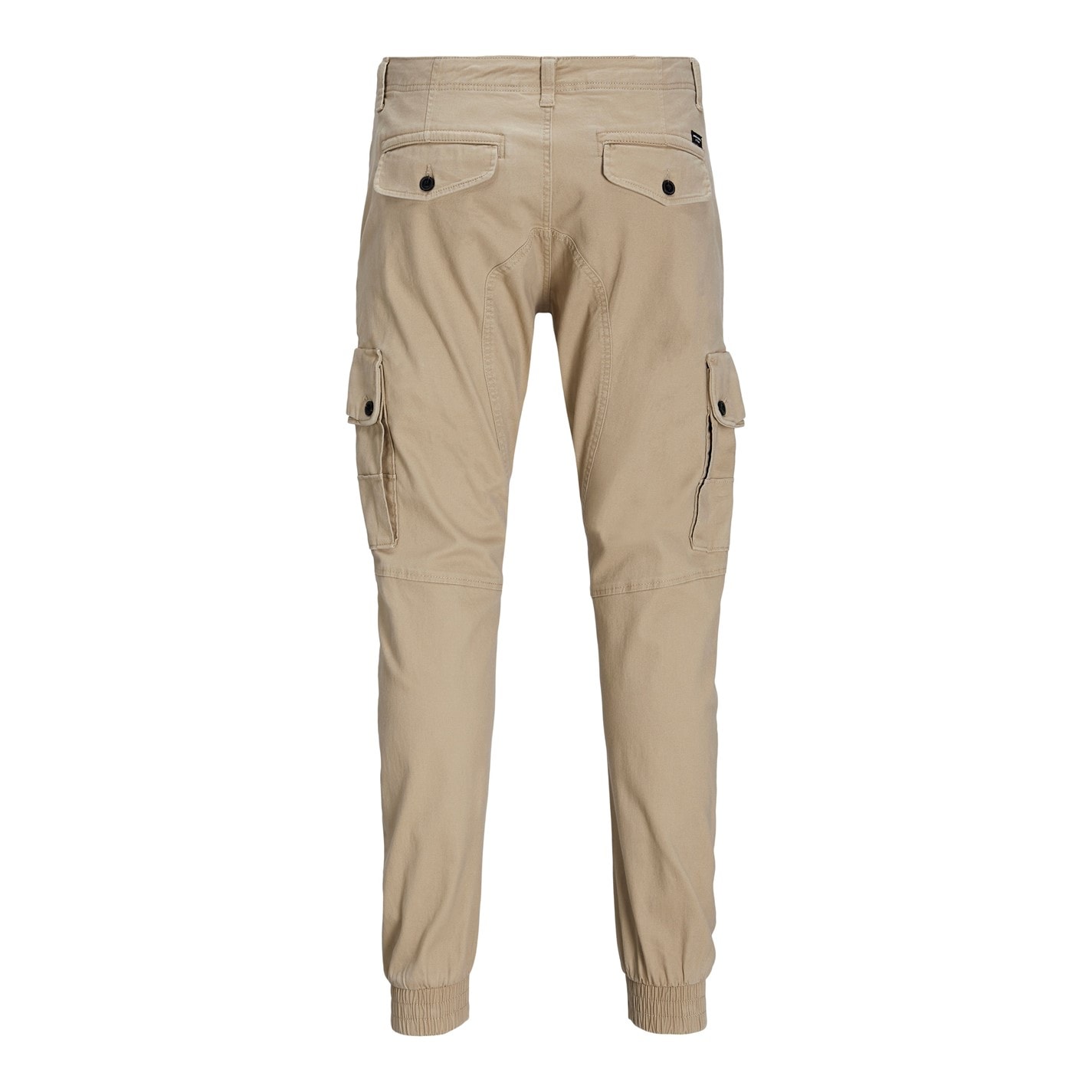 Kalhoty Jack and Jones White Pepper 3641876 Men's Cuffed Cargo Trousers - 7