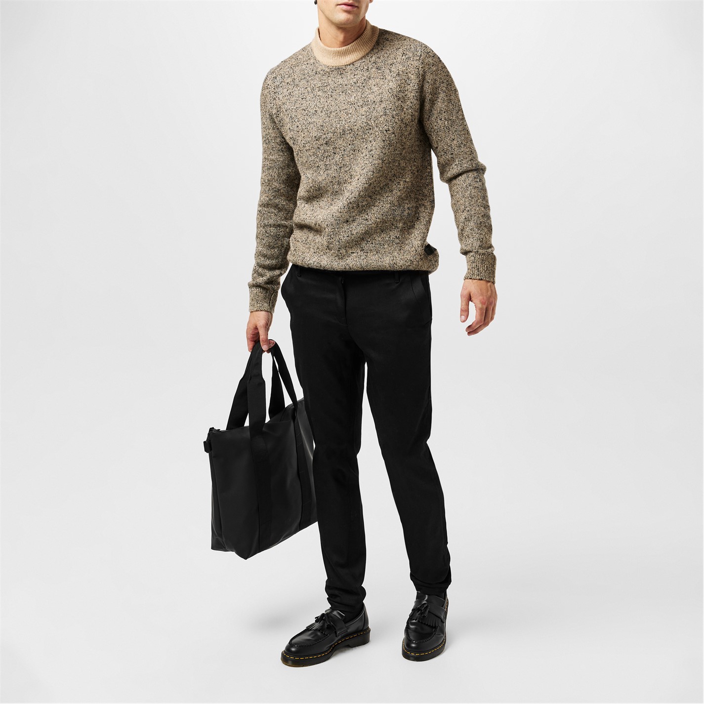 Jack and Jones Space Crew Neck Knitted Jumper Mens - 7