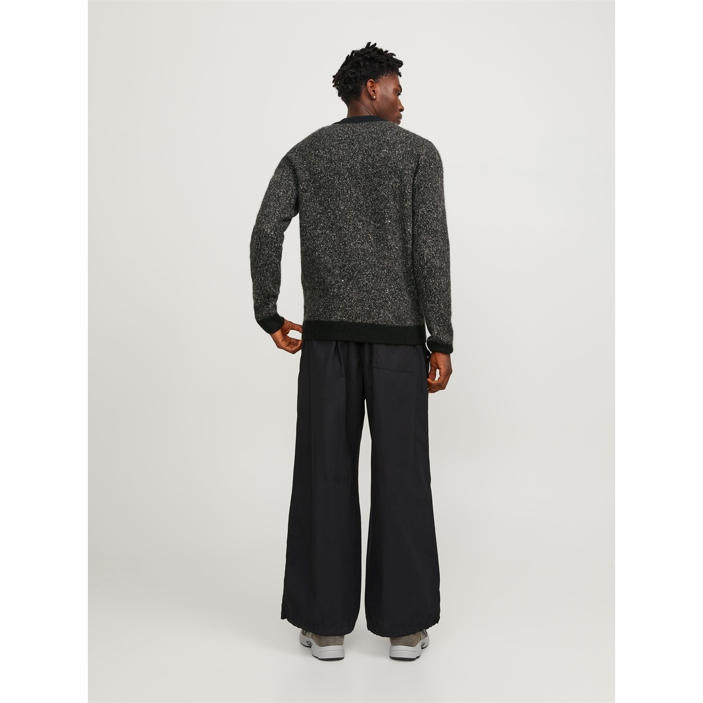 Jack and Jones Space Crew Neck Knitted Jumper Mens - 3