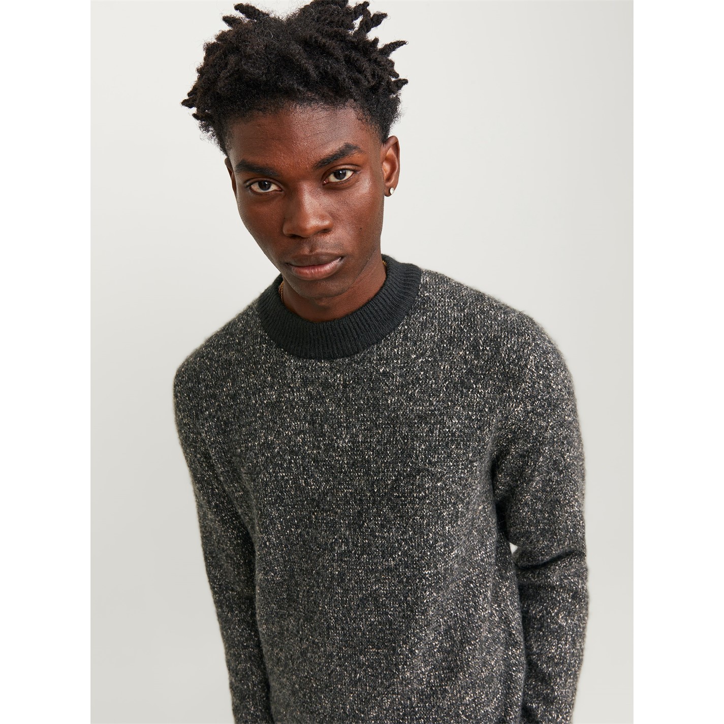 Jack and Jones Space Crew Neck Knitted Jumper Mens - 4